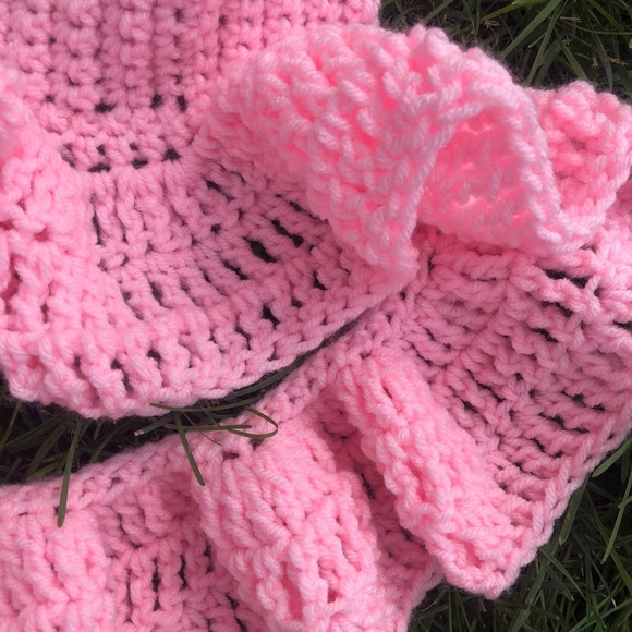 Handmade Crochet Tie Up Halter Tops- Size XS-S - Picture 4 of 14